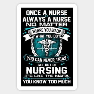 Nursing Mafia Sticker